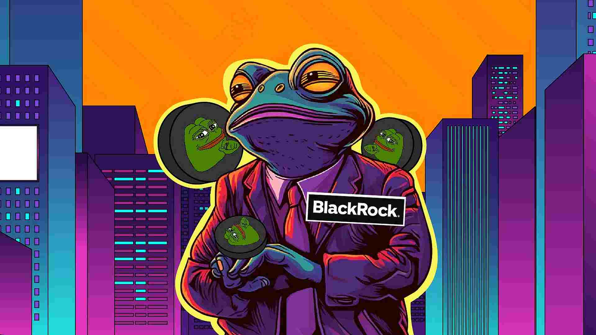 BlackRock-криптовалюта PEPE-токен-мем